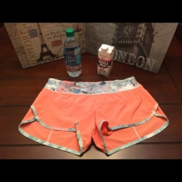 lululemon athletica Pants - Lululemon Speed Shorts-Plum Peach, Size 6